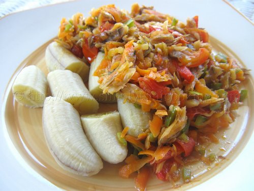 Green Fig and Saltfish