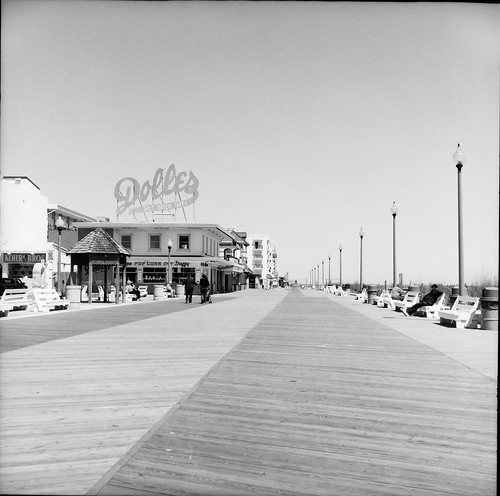 Rehoboth Beach Boardwalk as Captured by the Yashica-A