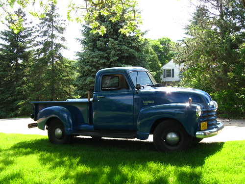 1952 Chevy truck side view Bill's got a 1952 Chevy pickup truck