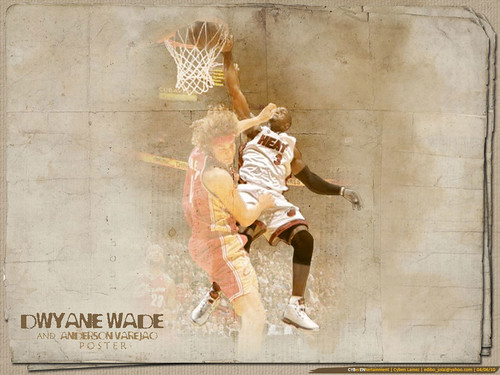 Dwyane Wade Dunk Over Anderson