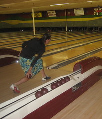 Candlepin Bowling in Skirts