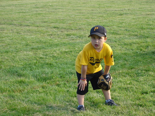 Mason's First T-ball game