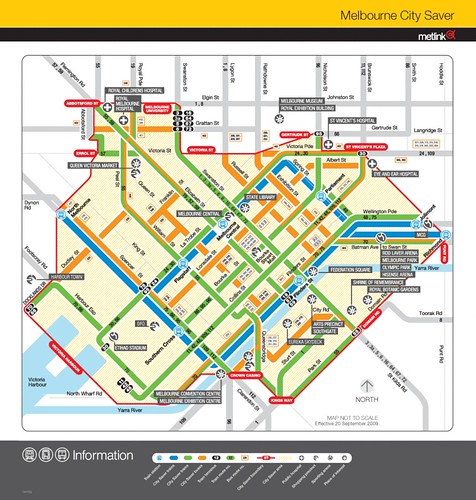 City Saver zone map (2010)