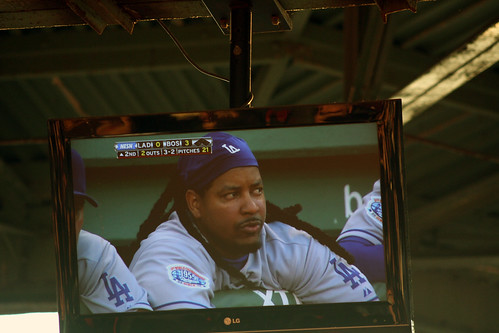Manny on the screen