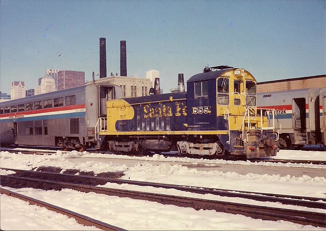 ex-ATSF switcher Chicago Amtrak