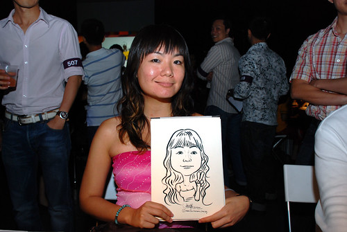 caricature live sketching for SDN First Anniversary Bash - 29