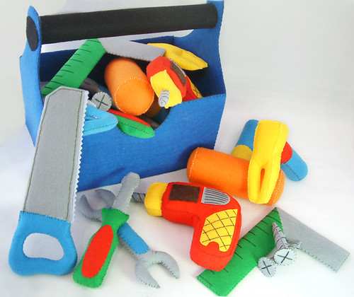 felt toys pattern-Tool box
