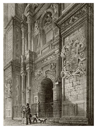 020-Puerta del Perdon-Catedral de Granada-Recuerdos y bellezas de España-Reino de Granada