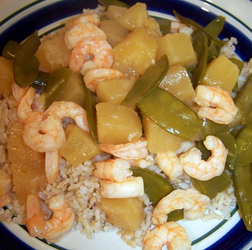 Sweet and Sour Shrimp with Pineapple