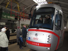 Exkurze do tramvajové vozovny, 10. 2. 2010