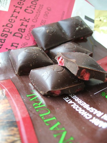 raspberry chocolates.