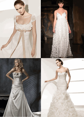 Garden Themes for Bridal Dresses Romance trends 2010