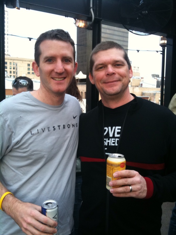 Partying with @livestrongceo