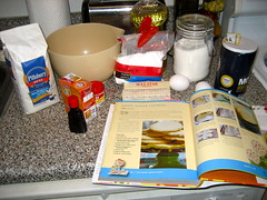 all the ingredients for PW angel sugar cookies