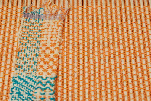 test warp on the first towels
