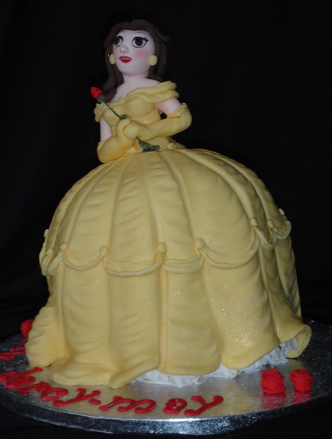 Disney's Princess Belle Cake. Creative Cakes, notts uk. click the link to 