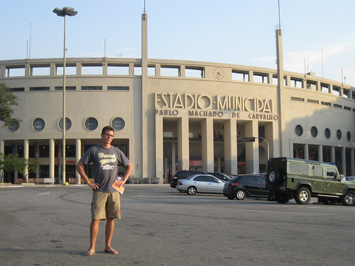 Swiss and Sao Paulo municipal football stadium