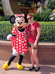 tammy with minnie mouse