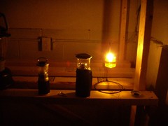Olive oil cabin lamp