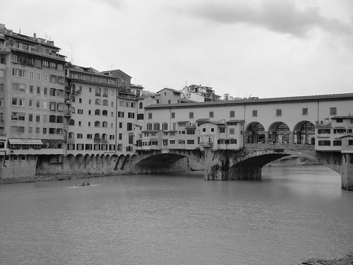 Firenze - Canottieri e Ponte Vecchio