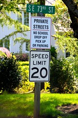 no school traffic allowed (courtesy of Chuck Wolfe)