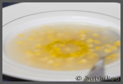 CLear corn soup
