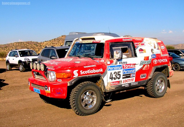 chile peru jeep rally toyota dakar fj cruiser 2010 fjcruiser