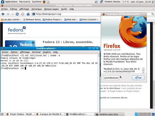 Firefox 3.0 - Fedora 10 à jour