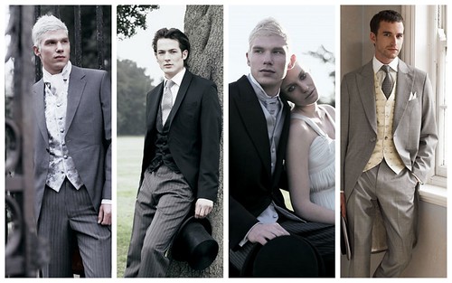 Style inspiration for the groomtobeshots of gray While tuxedo tails 