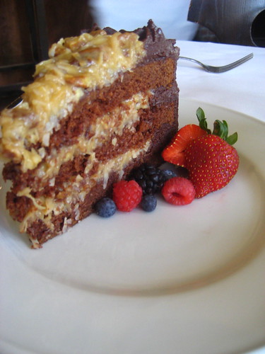 German Chocolate Cake Bistro Aix