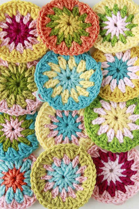 crochet circle motif