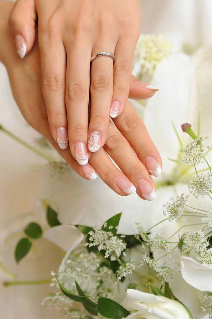 Happy Wedding nails