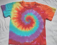 4T tie dye short sleeved shirt Rainbow