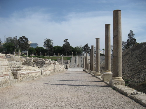 Roman ruins in Alexandria