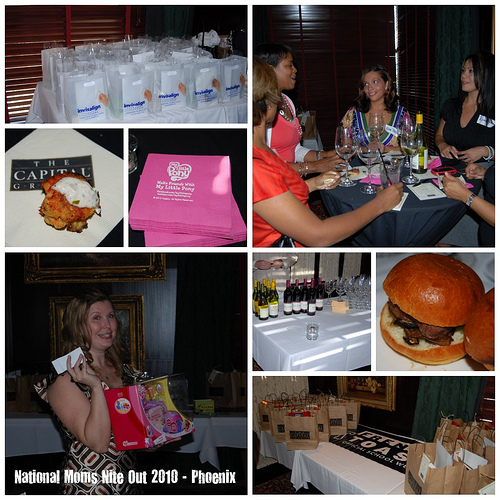 National Moms Nite Out collage