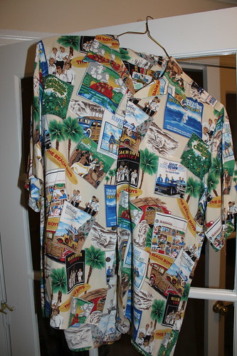 beach boys album covers. My Reyn Spooner Beach Boys album covers shirt. This is the shirt I happily wore when I got the chance to get a pic of me and Beach Boy Mike Love.