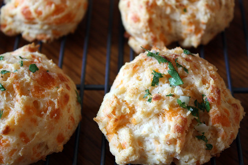 cheddar biscuits.