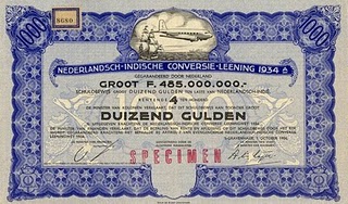 Dutch East Indies certificate