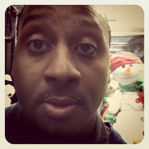 Movember day 8: snowman mo!  #teamrdu http://goo.gl/4bl0 donate to help the mo!