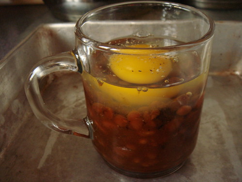 Boston Baked Beans Layered With Egg