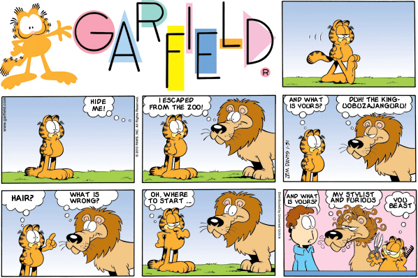 Garfield: Lost in Translation, january 31, 2010