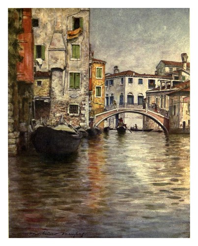 014- Un canal apacible-Venice – 1904-Dorothy Menpes