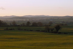 the derg valley and castlederg looking west