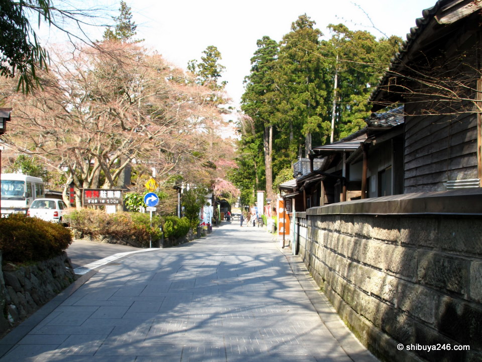 The area with all the temples has a nice set of paths that you can peacefully stroll down. There are not a lot of shops but the ones they have are well stocked with local gifts and plenty of charm.