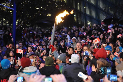 Paralympic Torch Relay at Robson Square