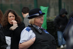 Traffic Warden and Woman Eating, Columbia Road