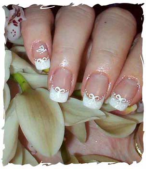 wedding nail art