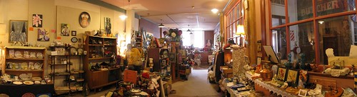 Dinky trinket shop in Old Town Oamaru, New Zealand