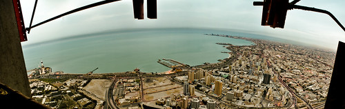 Kuwait from Al-Hamra Tower Panorama 02