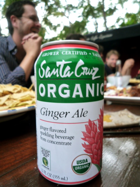 Santa Cruz organic ginger ale